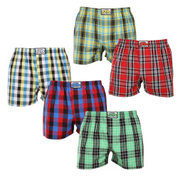 5PACK Boxershorts för herrar Styx klassisk elastisk flerfärgad (5A102129)