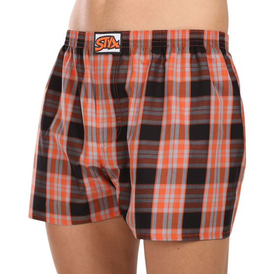 3PACK Boxershorts för herrar Styx klassisk elastisk flerfärgad (3A102327)