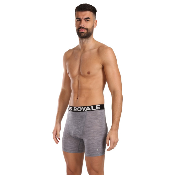 Boxershorts för herrar Mons Royale merino grå (100088-2169-710)