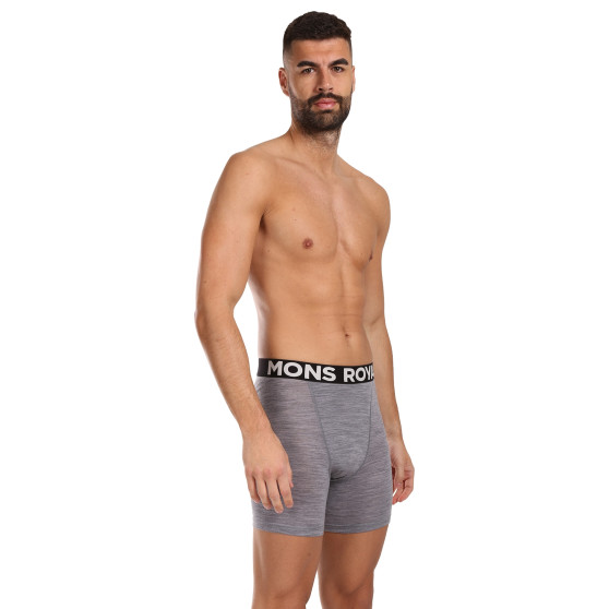 Boxershorts för herrar Mons Royale merino grå (100088-2169-710)