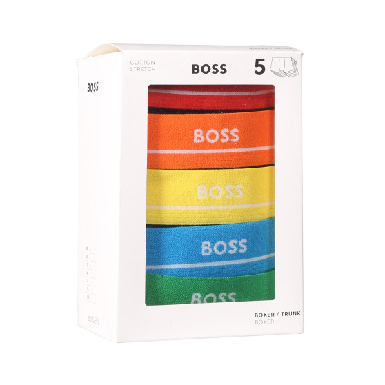 5PACK Boxershorts för herrar BOSS svart (50489616 999)