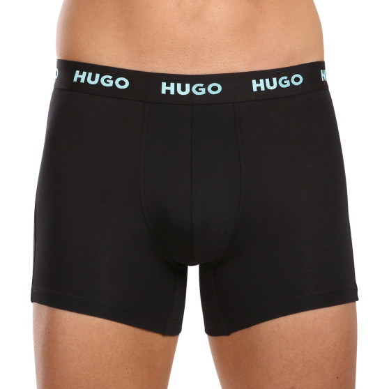 3PACK Boxershorts för herrar HUGO svart (50503079 971)