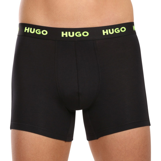 3PACK Boxershorts för herrar HUGO svart (50503079 971)