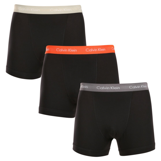 3PACK Boxershorts för herrar Calvin Klein svart (U2662G-MWR)