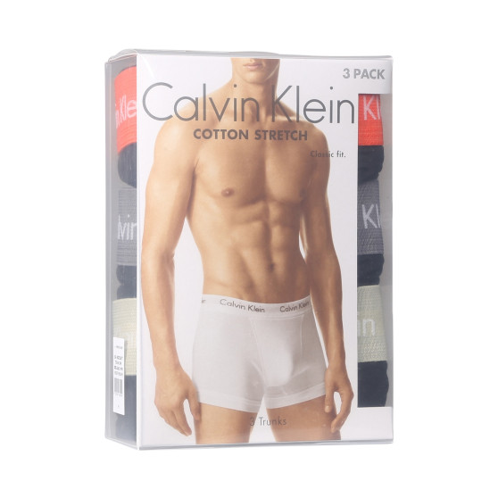 3PACK Boxershorts för herrar Calvin Klein svart (U2662G-MWR)