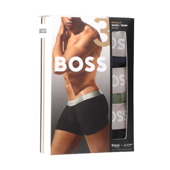 3PACK Boxershorts för herrar BOSS multicolour (50514998 982)