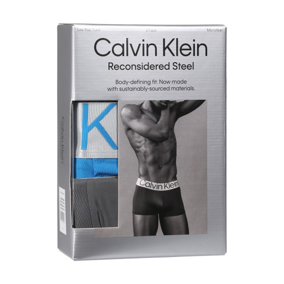 3PACK Boxershorts för herrar Calvin Klein multicolour (NB3074A-MH8)