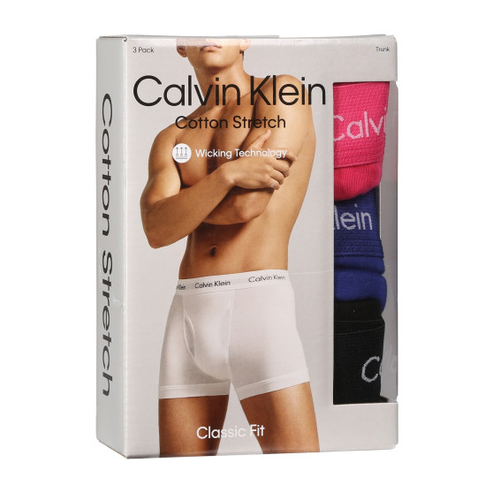 3PACK Boxershorts för herrar Calvin Klein multicolour (NB2615A-NLT)