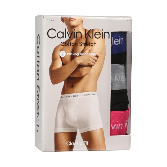 3PACK Boxershorts för herrar Calvin Klein svart (NB2615A-MLR)