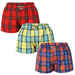 3PACK damshorts Styx klassisk elastisk flerfärgad (3K10236)