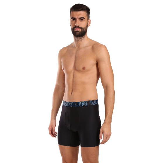 3PACK Boxershorts för herrar Under Armour svart (1383878 002)