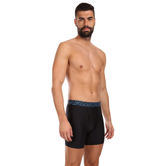 3PACK Boxershorts för herrar Under Armour svart (1383878 002)