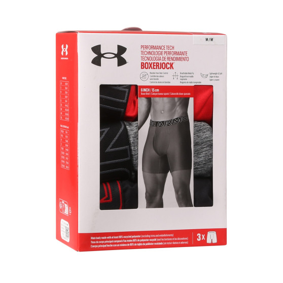 3PACK Boxershorts för herrar Under Armour multicolour (1383878 600)