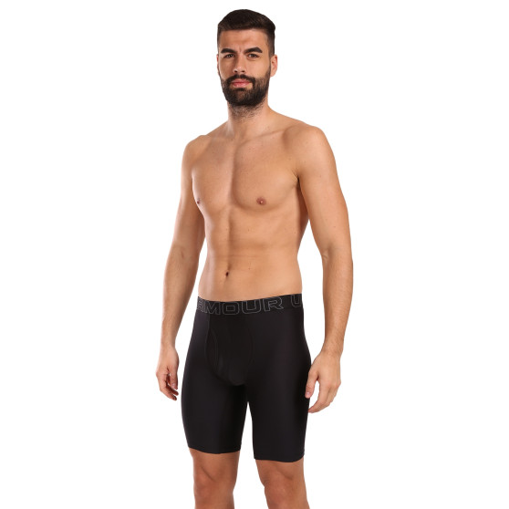 3PACK Boxershorts för herrar Under Armour svart (1383880 001)