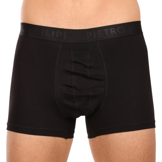 2PACK Pietro Filipi Boxershorts bollhållare för herrar svart (2BCL001)