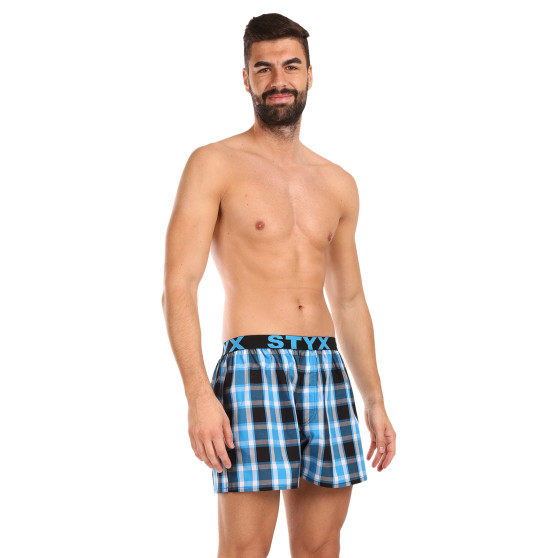 Boxershorts för herrar Styx sport elastisk flerfärgad (B1034)