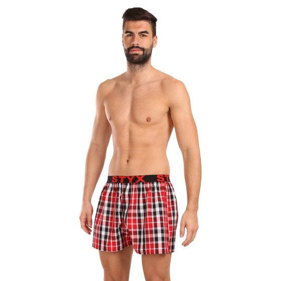 Boxershorts för herrar Styx sport elastisk flerfärgad (B1035)