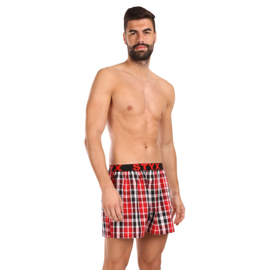 Boxershorts för herrar Styx sport elastisk flerfärgad (B1035)