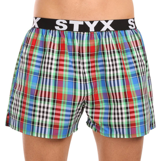 Boxershorts för herrar Styx sport elastisk flerfärgad (B1036)