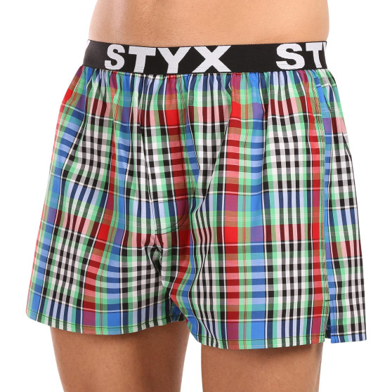 Boxershorts för herrar Styx sport elastisk flerfärgad (B1036)