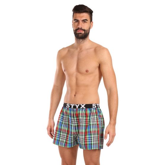 Boxershorts för herrar Styx sport elastisk flerfärgad (B1036)