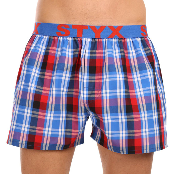 Boxershorts för herrar Styx sport elastisk flerfärgad (B1037)