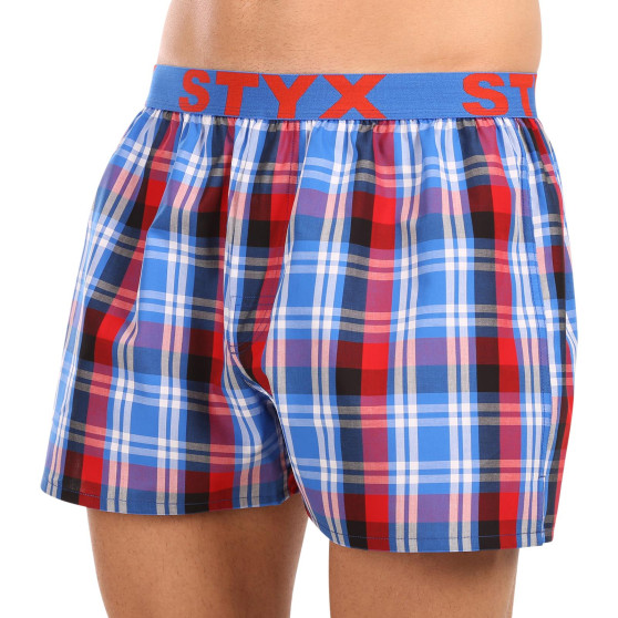 Boxershorts för herrar Styx sport elastisk flerfärgad (B1037)