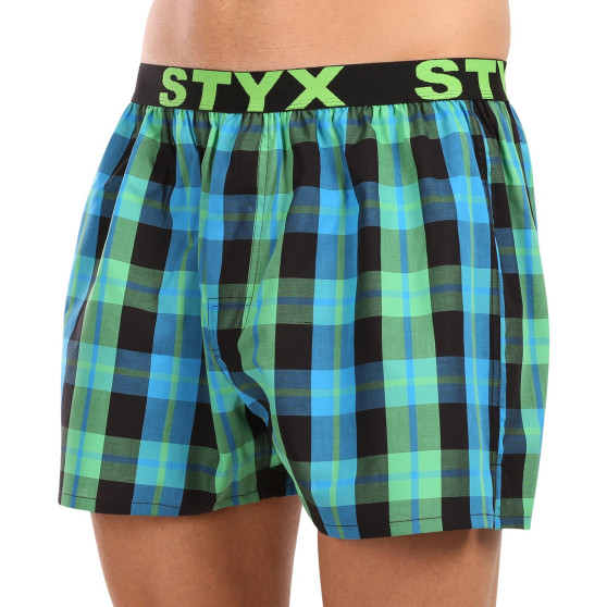 Boxershorts för herrar Styx sport elastisk flerfärgad (B1038)