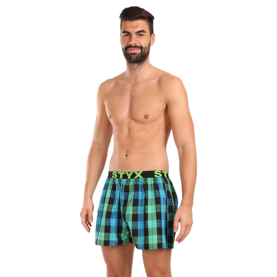 Boxershorts för herrar Styx sport elastisk flerfärgad (B1038)