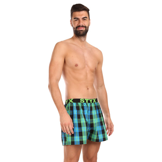 Boxershorts för herrar Styx sport elastisk flerfärgad (B1038)