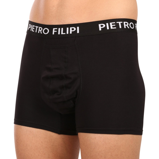 2PACK Pietro Filipi Boxershorts bollhållare för herrar svart (2BCL002)