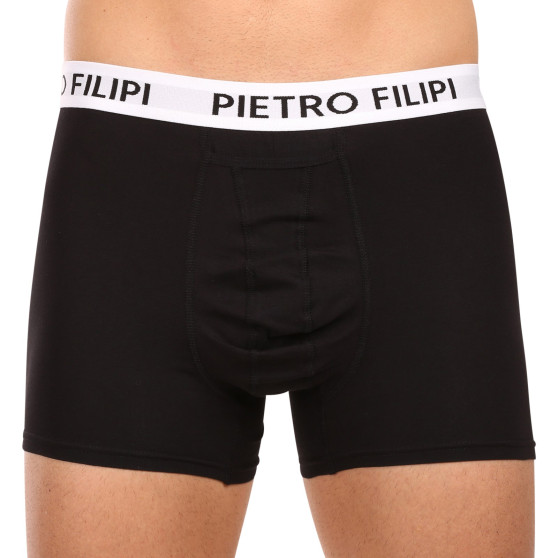 2PACK Pietro Filipi Boxershorts bollhållare för herrar svart (2BCL003)