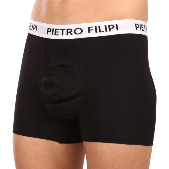 2PACK Pietro Filipi Boxershorts bollhållare för herrar svart (2BCL003)