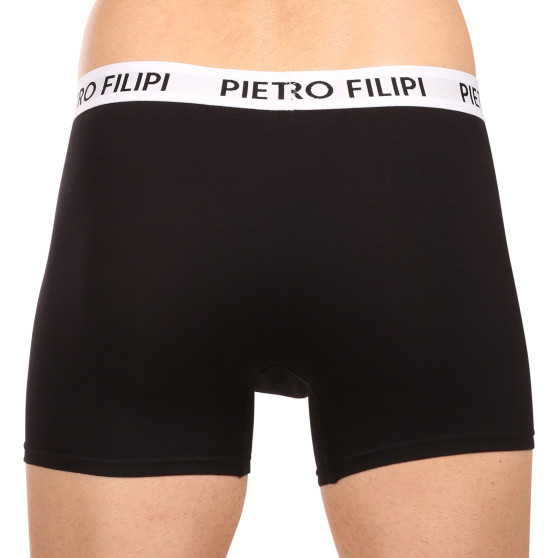 2PACK Pietro Filipi Boxershorts bollhållare för herrar svart (2BCL003)