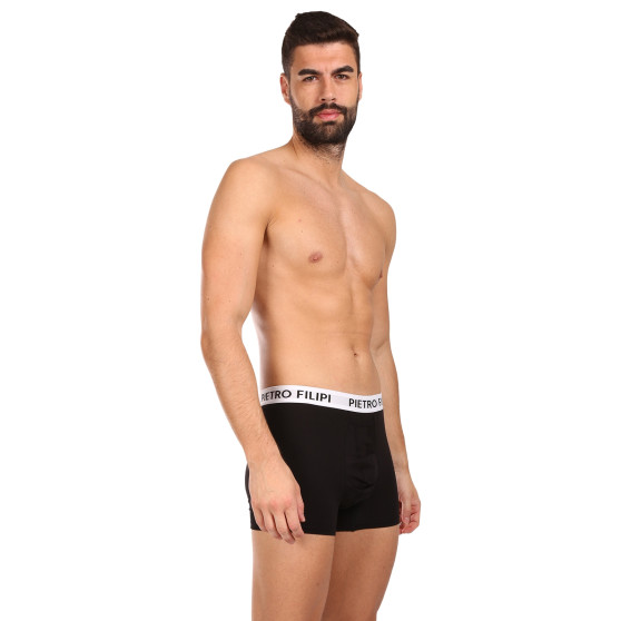 2PACK Pietro Filipi Boxershorts bollhållare för herrar svart (2BCL003)