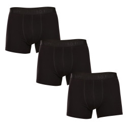 3PACK Boxershorts för herrar Pietro Filipi svart (3BCL001)