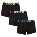 3PACK boxershorts för män Styx sport elastisk flerfärgad (G9606162)