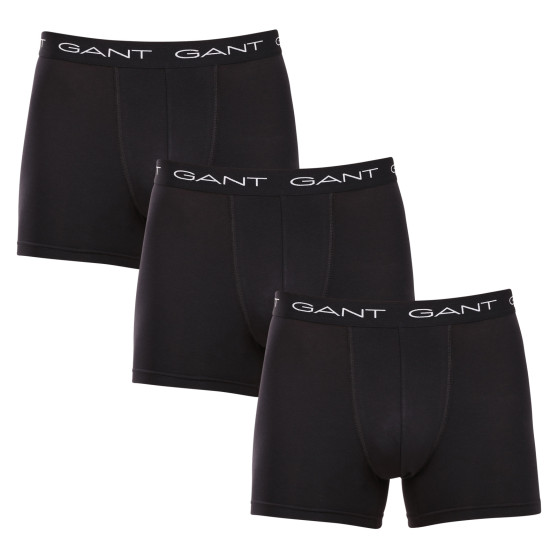 3PACK Boxershorts för herrar Gant svart (900013004-005)