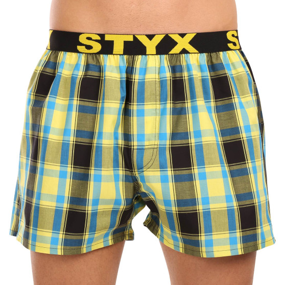 Boxershorts för herrar Styx sport elastisk flerfärgad (B1033)