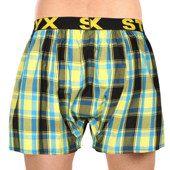 Boxershorts för herrar Styx sport elastisk flerfärgad (B1033)