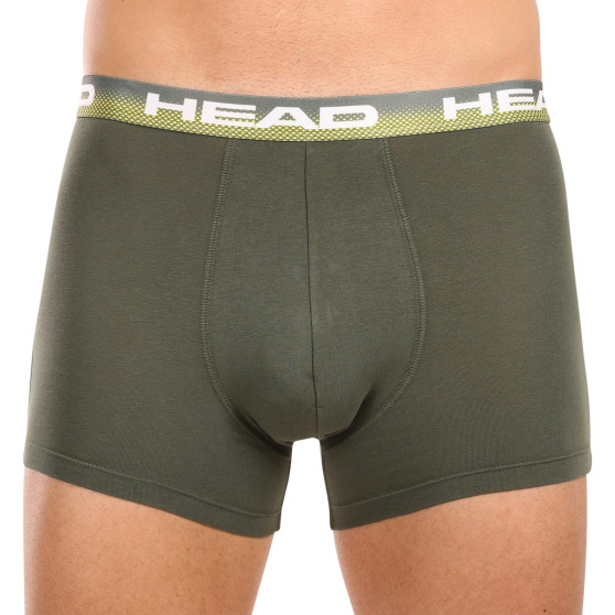 2PACK Boxershorts för herrar HEAD grön (701226183 001)