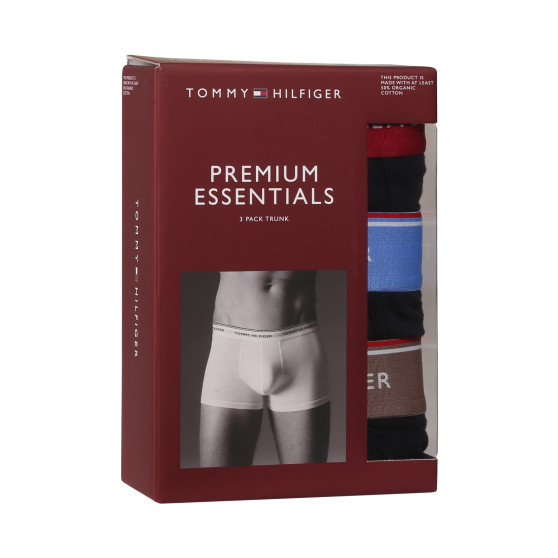 3PACK Boxershorts för herrar Tommy Hilfiger mörkblå (UM0UM01642 0R6)