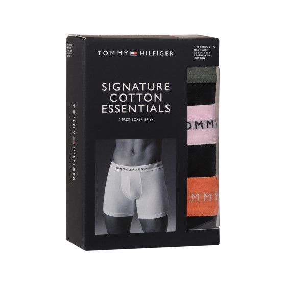 3PACK Boxershorts för herrar Tommy Hilfiger mörkblå (UM0UM02765 0VH)