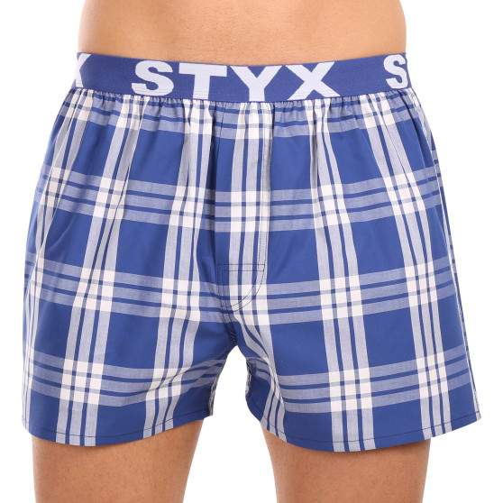 3PACK Boxershorts för herrar Styx sport elastisk flerfärgad (3B103840)