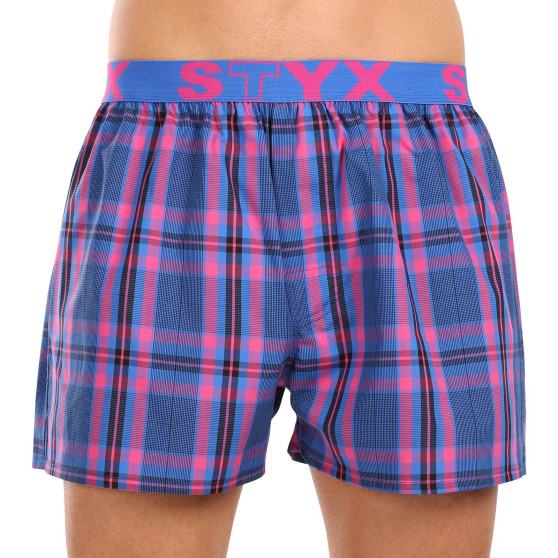 5PACK Boxershorts för herrar Styx sport elastisk flerfärgad (5B103135)