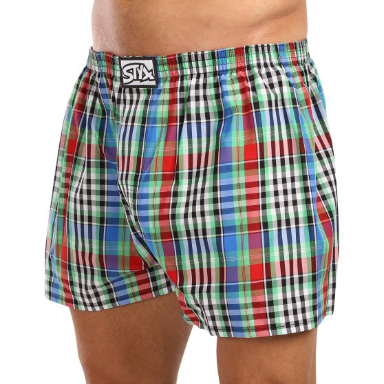 Boxershorts för herrar Styx klassisk elastisk flerfärgad (A1036)