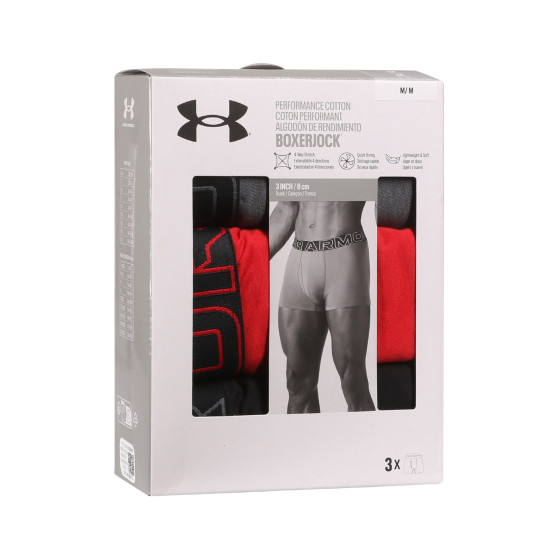 3PACK Boxershorts för herrar Under Armour multicolour (1383891 025)