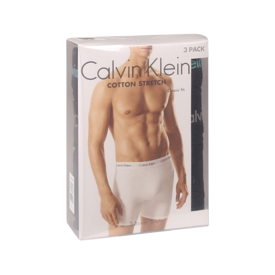 3PACK Boxershorts för herrar Calvin Klein svart (NB1770A-MXT)