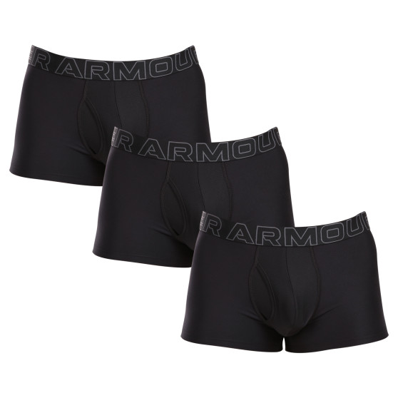 3PACK Boxershorts för herrar Under Armour svart (1383882 001)