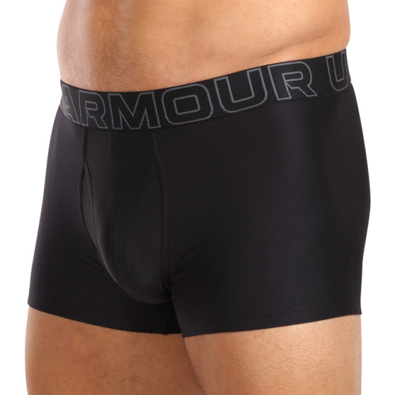 3PACK Boxershorts för herrar Under Armour svart (1383882 001)